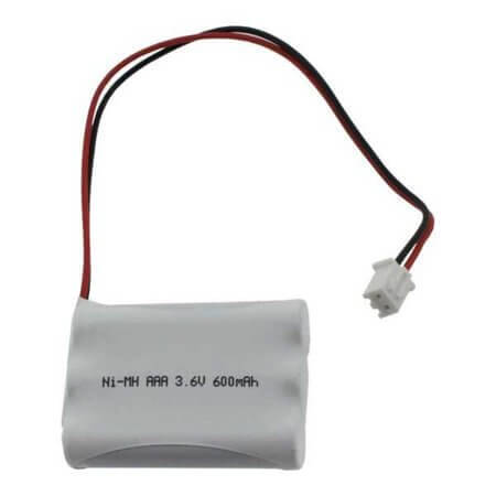 NI-MH-AAA600MAH-20CM BATTERY 3.6V 600MAH WITH 20CM CABLE AND SOCKET - 1