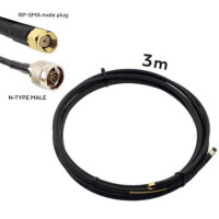 N(M)-RPSMA(M)-240-3M CABLE L.WAN N(M)-RPSMA(M) WLC240 3M STANDARTS LMR - 1