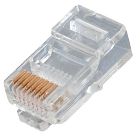 NMP-8225 MODULAR PLUGS 100 PACK CAT5E RJ - 1
