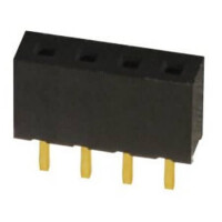 NPPN041BFCN-RC CONNECTOR 2.00MM 1x5 PIN HEADER FEMALE 180C - 1