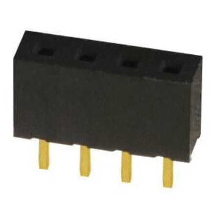 NPPN041BFCN-RC CONNECTOR 2.00MM 1x5 PIN HEADER FEMALE 180C - 1