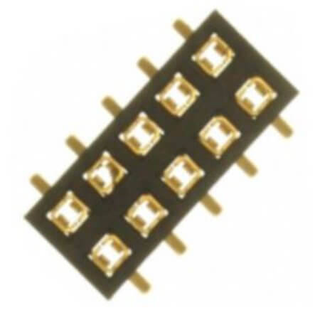 NPPN052GFNS-RC FEMALE HEADER 10PIN(2x5) 2.00mm SMT V/T BULK - 1