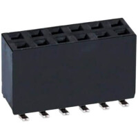 NPTC062KFMS-RC CONNECTOR HEADER 2.54MM 2X6 PIN FEMALE SOCKET - 1