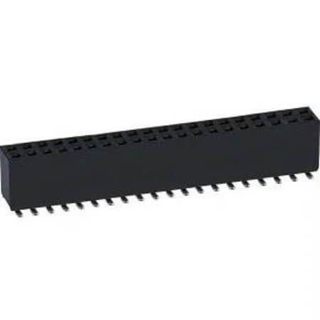 NPTC202KFMS-RC FEMALE HEADER 2.54MM 40PIN(2X20) SMT V/T - 1