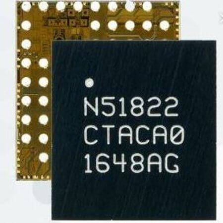NRF51822-CTAC-R7 BLUETOOTH IC RF TXRX+MCU ISM>1GHZ 2.4GHz WLCSP62 - 1