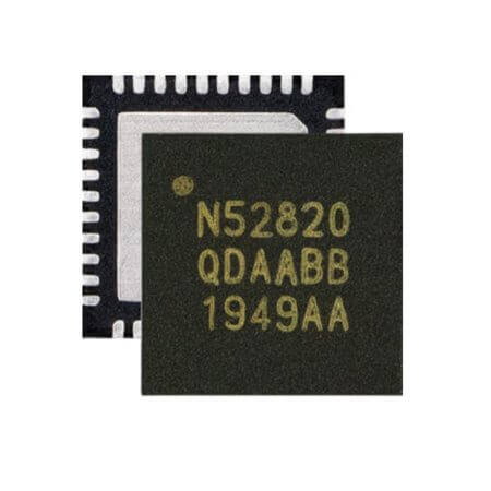 NRF52820-QDAA-R7 BLUETOOTH IC RF TXRX+MCU ISM>2.5GHZ 2.36GHz WLCSP6 - 1