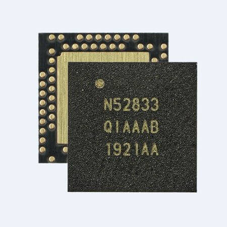 NRF52833-QIAA-R BLUETOOTH IC RF TXRX+MCU ISM>1GHZ 2.4GHz QFN73 - 1
