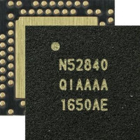 NRF52840-QIAA-R BLUETOOTH IC RF TXRX+MCU ISM>1GHZ 2.4GHz FQFN73 - 1
