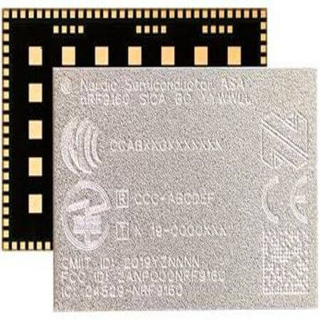 nRF9160-SIAA-R7 MODULE NBIOT RF TXRX+MCU GPS700MHz-2.2GHz - 1