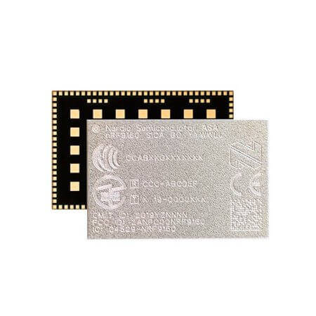 NRF9160-SICA-B1A-R7 MODULE NBIOT RF TXRX+MCU GPS700MHz-2.2GHz TFLGA161 - 1