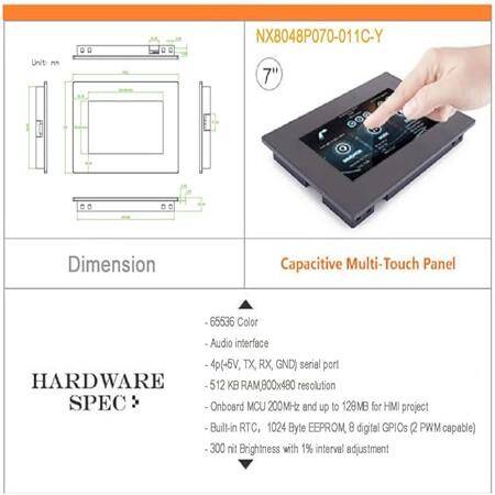 NX8048P070-011C-Y HMI DISPLAY 7
