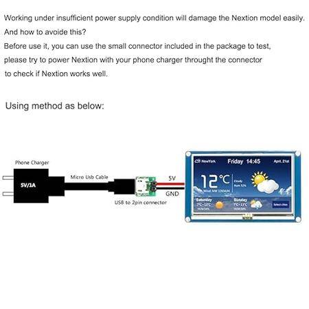 NX8048T050 HMI TFT LCD 5