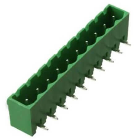 OQ1054510000G TERM.BLK.5.08MM 10P MALE 90C GREEN - 1