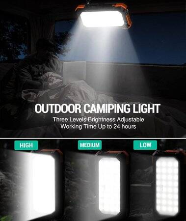 Orange Removable Solar Energy Charger Quick Charge 2000MA - 2
