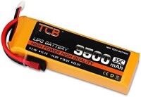 Orange TCB 11.1V 5200MAH 25C Model Airplane Lithium Battery JST Female - 4
