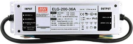 Original Taiwan MEAN WELL ELG-200-36A-3Y Waterproof Power Supply - 1