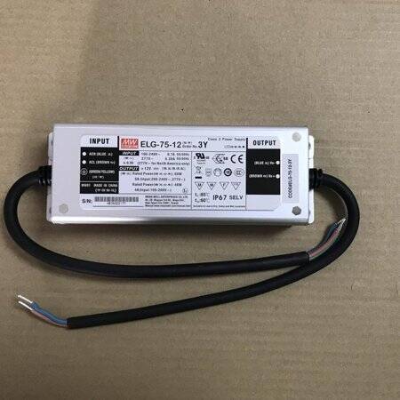 Original Taiwan MEAN WELL ELG-75-12A-3Y Waterproof Power Supply - 1