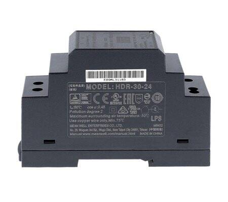 Original Taiwan MEAN WELL HDR-30-24 Rail Type Power Supply - 4