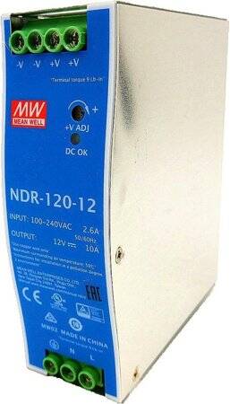 Original Taiwan MEAN WELL NDR-480-48 Rail Power Supply - 1