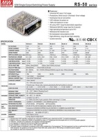 Original Taiwan MEAN WELL RS-50-5 Power Supply - 3