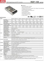 Original Taiwan MEAN WELL RSP-100-24 Power Supply - 2