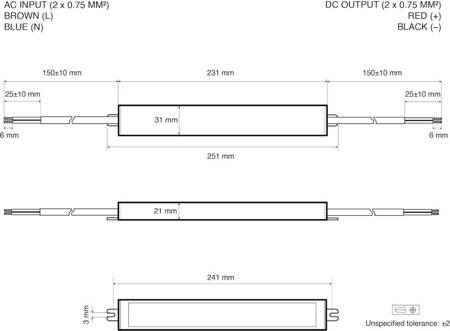 Orijinal Osram 40W 24V Sabit Voltaj Su Geçirmez Güç Kaynağı Ayarlanabilir Işık - 4