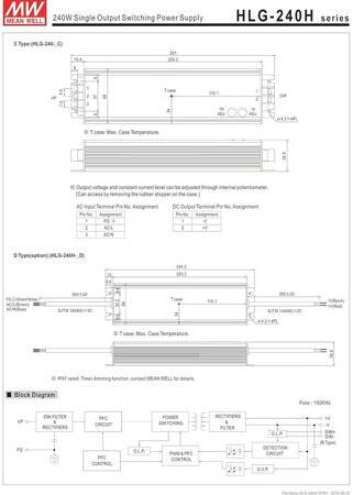 Orijinal Tayvan MEAN WELL HLG-240H-24B Su Geçirmez Güç Kaynağı - 4