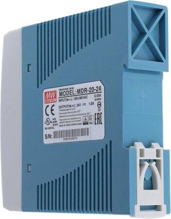 Orijinal Tayvan MEAN WELL MDR-20-24 Raylı Güç Kaynağı - 2