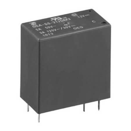 OSA-SS-224DM5,000 RELAY 5A 24VDC DPST THT OEG - 1