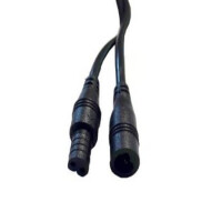 OST-0067-01-MF-BLACK CABLE LED 2PIN MALE AND FEMALE 30CM BLACK - 1
