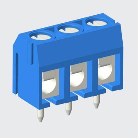 OSTTC060162 TERM.BLK.5.00MM 6P PCB TYPE R/A BLUE - 1