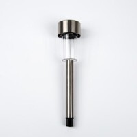 Outdoor Stainless Steel Led Solar Power Lawn Light Garden Landscape Lamp White Color - 3