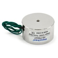 P12/12D 12V DC Manyetikliği Giderici Elektromıknatıs 1KG Tutma Gücü - 3