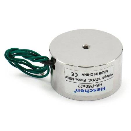 P12/12D 12V DC Manyetikliği Giderici Elektromıknatıs 1KG Tutma Gücü - 3