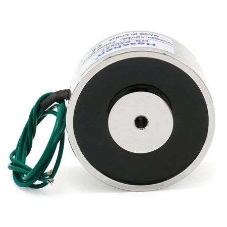 P12/12D 12V DC Manyetikliği Giderici Elektromıknatıs 1KG Tutma Gücü - 5