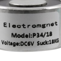 P160/50 24V DC Elektromıknatıs 800KG Tutma Gücü - 4