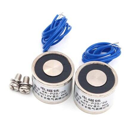 P25/20 24V DC Elektromıknatıs 8KG Tutma Gücü - 3