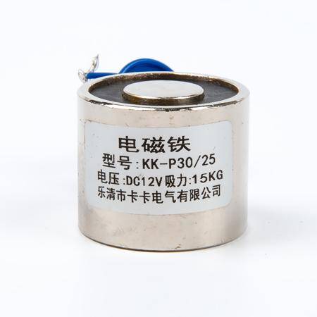 P30/25 12V DC Electromagnet - 15kg Holding Force - 3