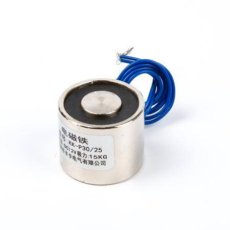 P30/25 12V DC Electromagnet - 15kg Holding Force - 4