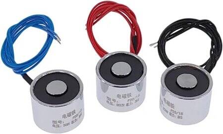 P34/25 3V DC Elektromıknatıs 25KG Tutma Gücü - 1