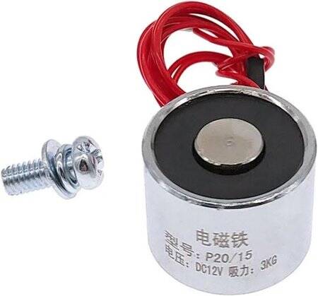 P34/25 3V DC Elektromıknatıs 25KG Tutma Gücü - 2