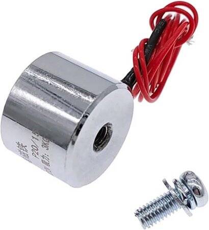 P34/25 3V DC Elektromıknatıs 25KG Tutma Gücü - 4