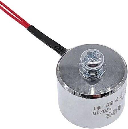 P34/25 3V DC Elektromıknatıs 25KG Tutma Gücü - 5