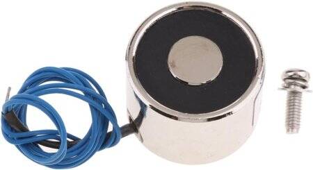 P34/25D 24V DC Manyetikliği Giderici Elektromıknatıs 30KG Tutma Gücü - 1