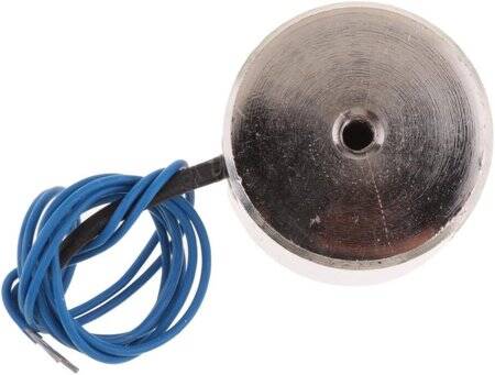 P34/25D 24V DC Manyetikliği Giderici Elektromıknatıs 30KG Tutma Gücü - 3