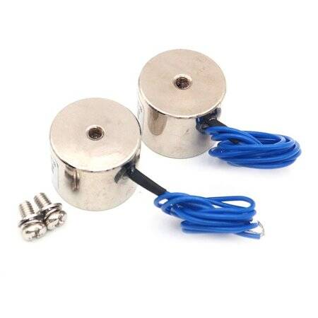 P40/20 3V DC Elektromıknatıs 30KG Tutma Gücü - 1