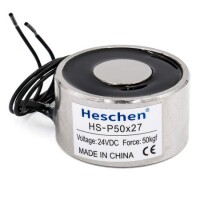 P50/27 24V DC Electric Sucker Electromagnet 55KG - 1