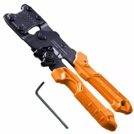 PAD-12 CRIMPER STRIPPER TERMİNAL SIKMA PENSESİ M-SIZE 110+TERMINAL - 1