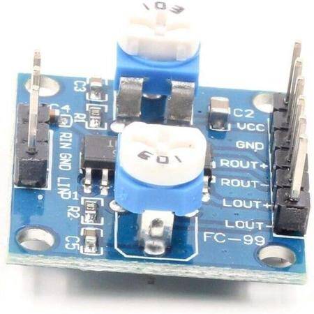 PAM8406 Digital Amplifier Module With Volume Potentiometer 5Wx2 Stereo - 4