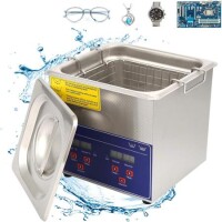 Paslanmaz Çelik Ultrasonik Temizleme Makinesi PS-08A 1.3L 40KHz 60W EU Fişli 220V - 4